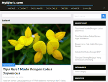 Tablet Screenshot of myliferia.com